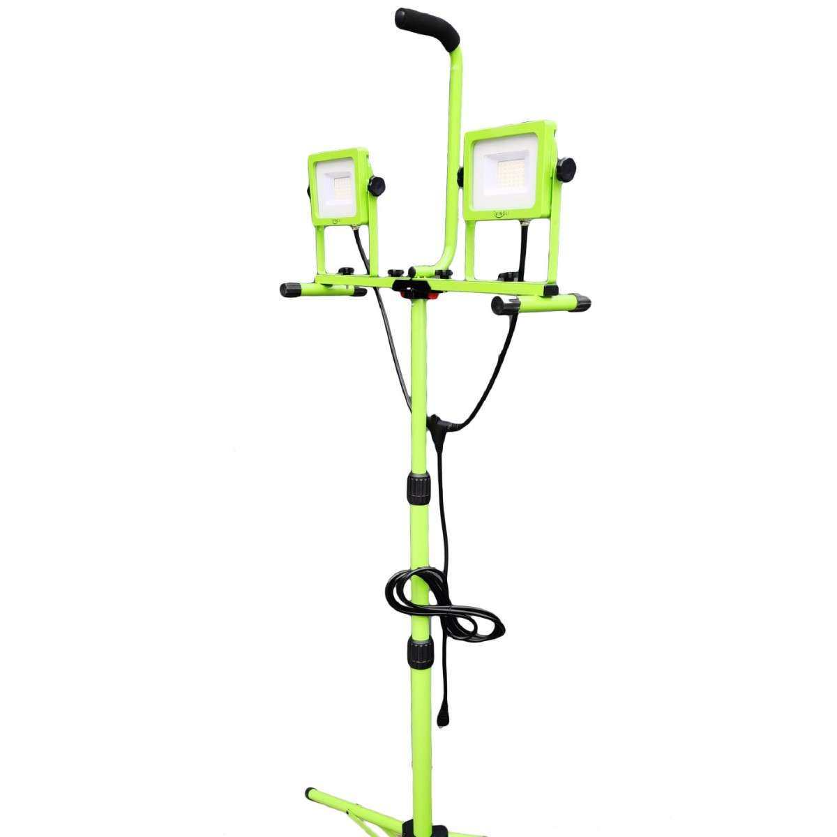 LED10W20W30W50W70W100W双头工作灯带快接三脚架移动工作灯投光灯