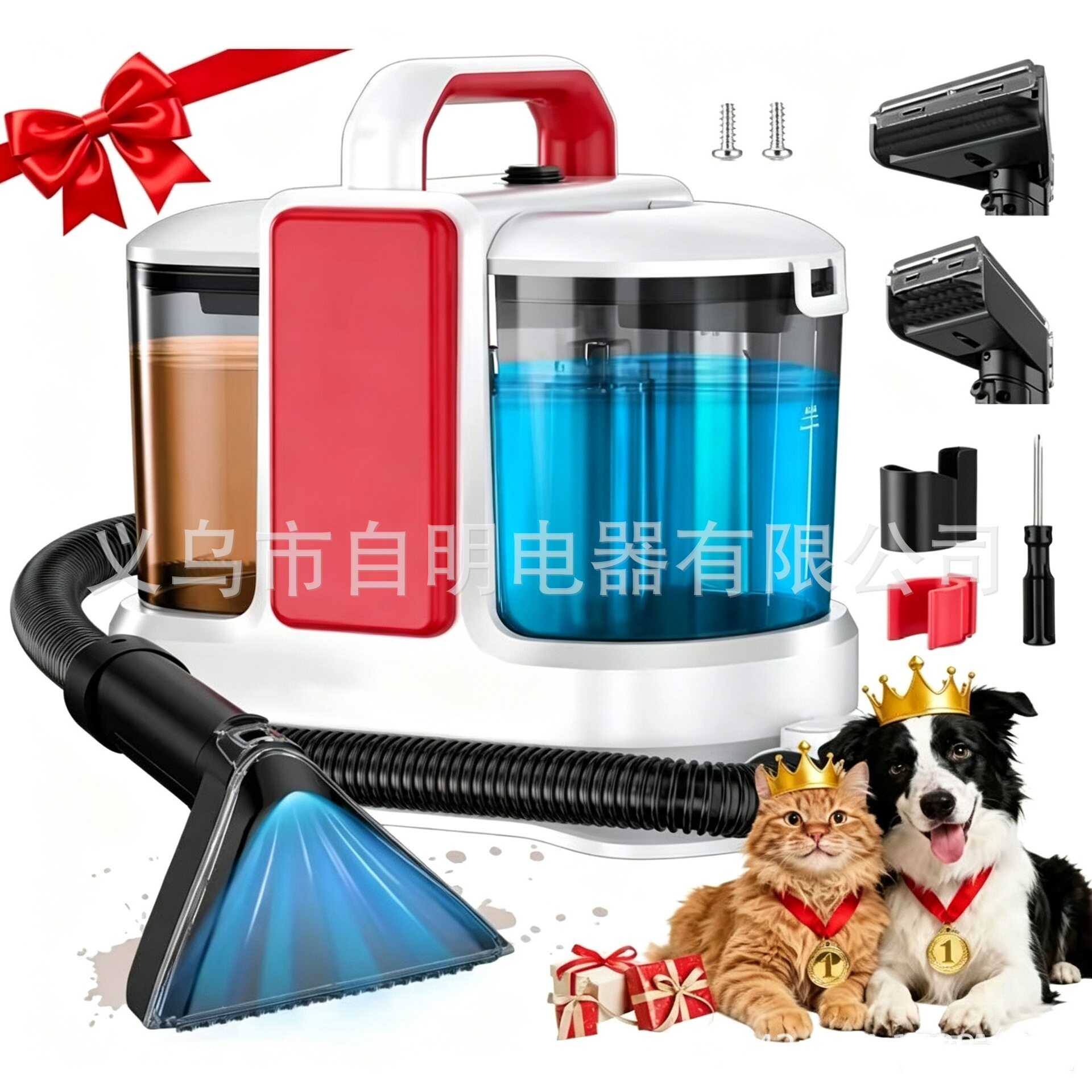 跨境布艺清洗机家用吸尘器喷抽吸刷一体机沙发地毯窗帘床垫清洁机