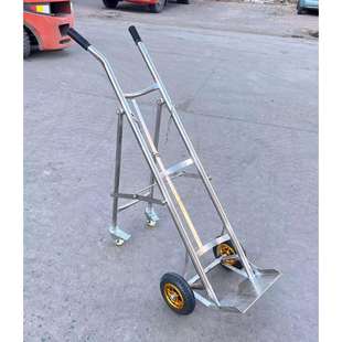 远通不锈钢气瓶车201不锈钢推车304不锈钢40l实验室气瓶固定装 置