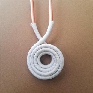 感应加热线圈多功能手持淬火抽头热感应圈定水冷铜圈高温管熔炉