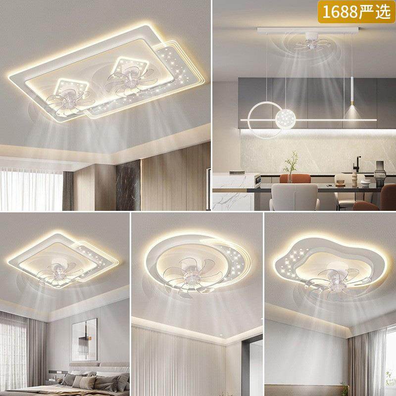吸顶客厅灯风扇灯简约现代2025新款led网红卧室中山灯具
