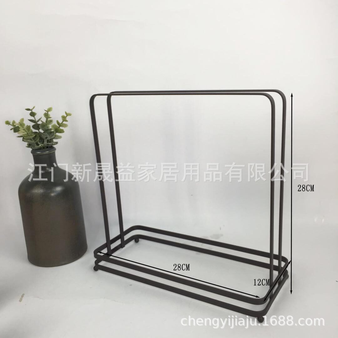 铁艺家居用品收纳架用品砧板架简约创意厨房日式厨房置物架