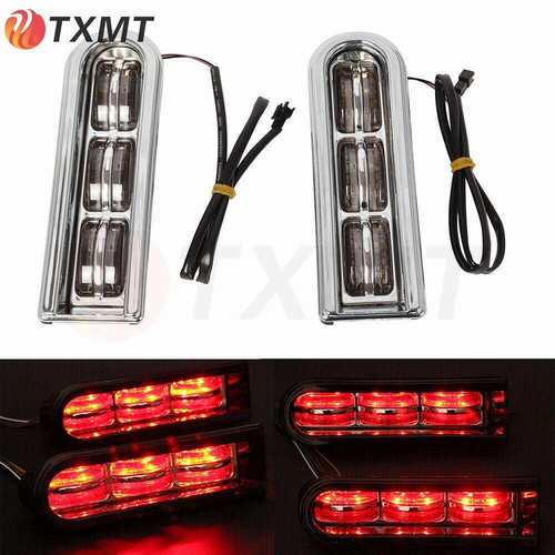 哈雷大滑翔公路滑翔CVO边箱内侧LED灯挡泥板装饰灯边箱灯14-23