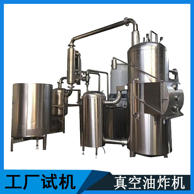 香酥小黄鱼真空油炸机低温菠萝蜜脆枣香蕉片果蔬脆片真空油炸机