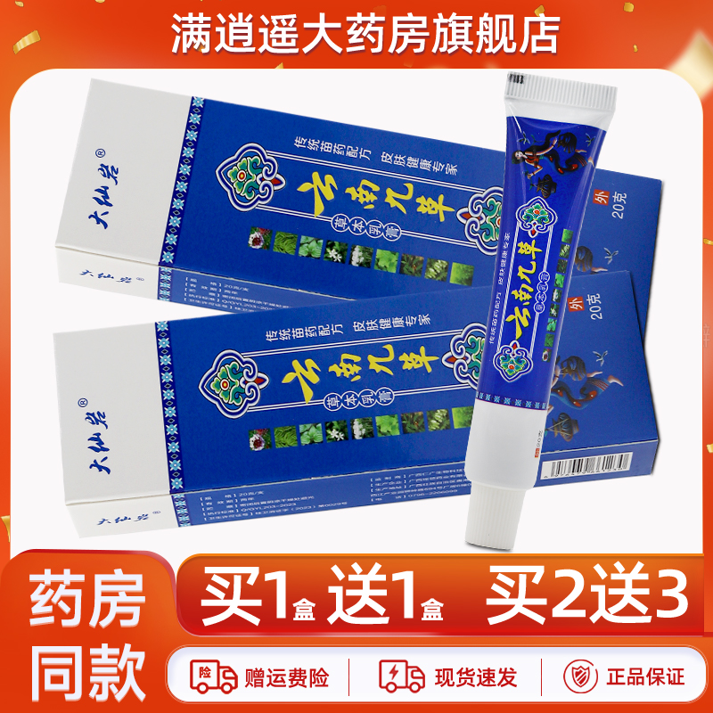 大仙岩云南九草乳膏20g买1送1