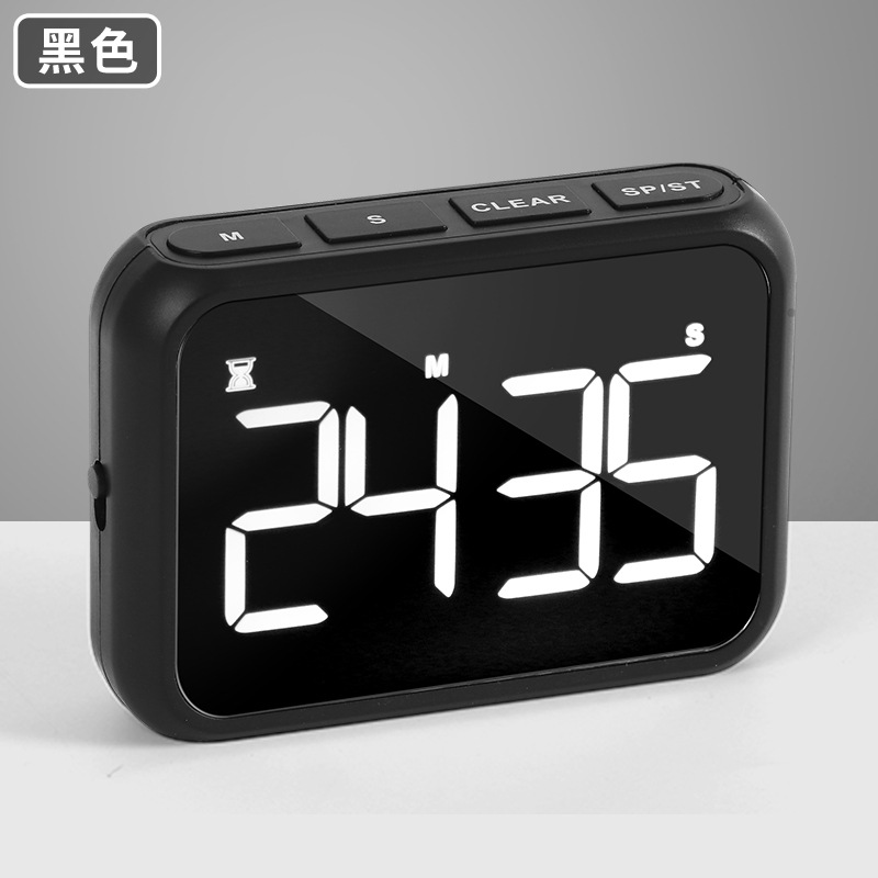 可充电大屏LED液晶电子定时提醒闹钟厨房烘焙倒计时器501计时器