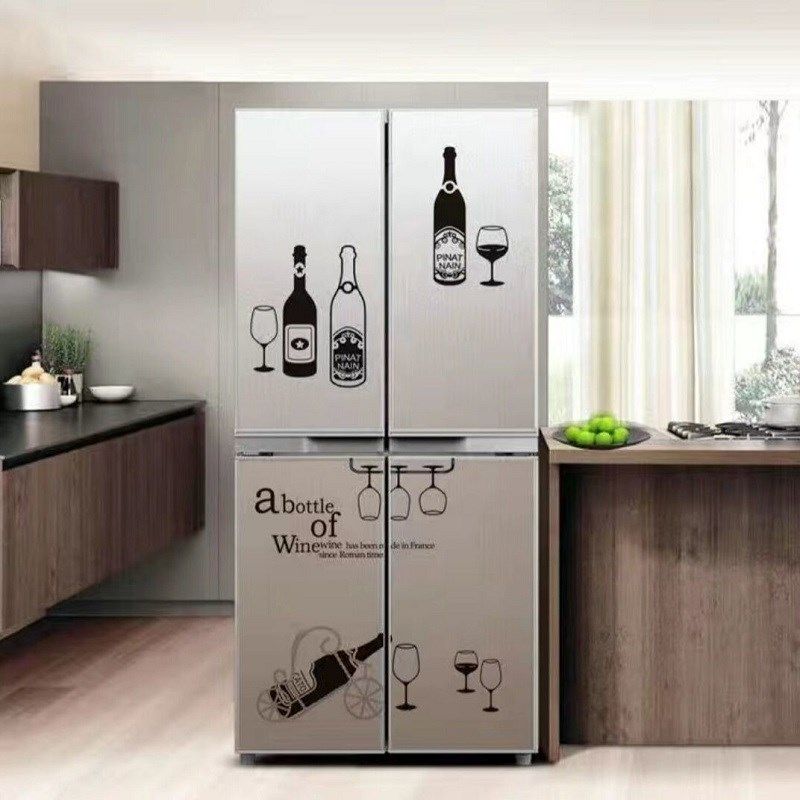 厨房吧台冰柜冰箱贴纸酒店西餐厅酒吧红酒墙贴画店铺防水玻璃贴纸,家居饰品,软装墙贴,淘宝优惠券,粉丝福利购,淘宝优惠卷