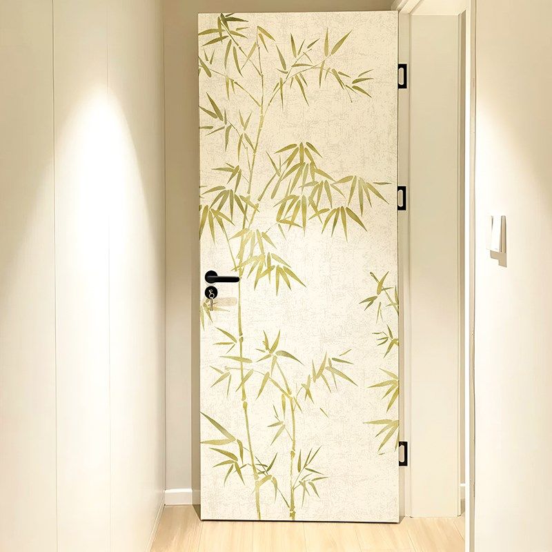 门贴纸木门翻新自粘新中式入户门大门电井门遮丑墙纸自粘加厚美化,家居饰品,门贴,淘宝优惠券,粉丝福利购,淘宝优惠卷