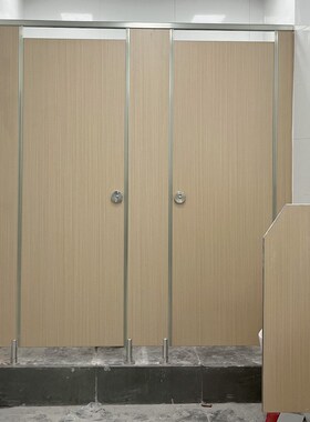 公共卫生间隔断hPVC防水抗倍特板学校厂房洗手间办公楼厕所门挡板