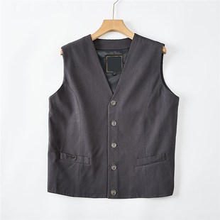 百搭经典 马甲 五粒扣男士 西装 商务坎肩背心外套 B修身 外贸工厂货