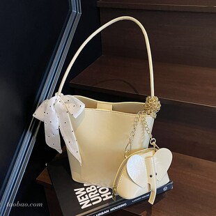 夏季 2025新款 百搭单肩N腋下包高级感手提水桶 简约小包包女式 时尚