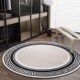 圆形纹地毯法式 复古客厅卧室级衣帽间梳妆台沙发防滑地垫