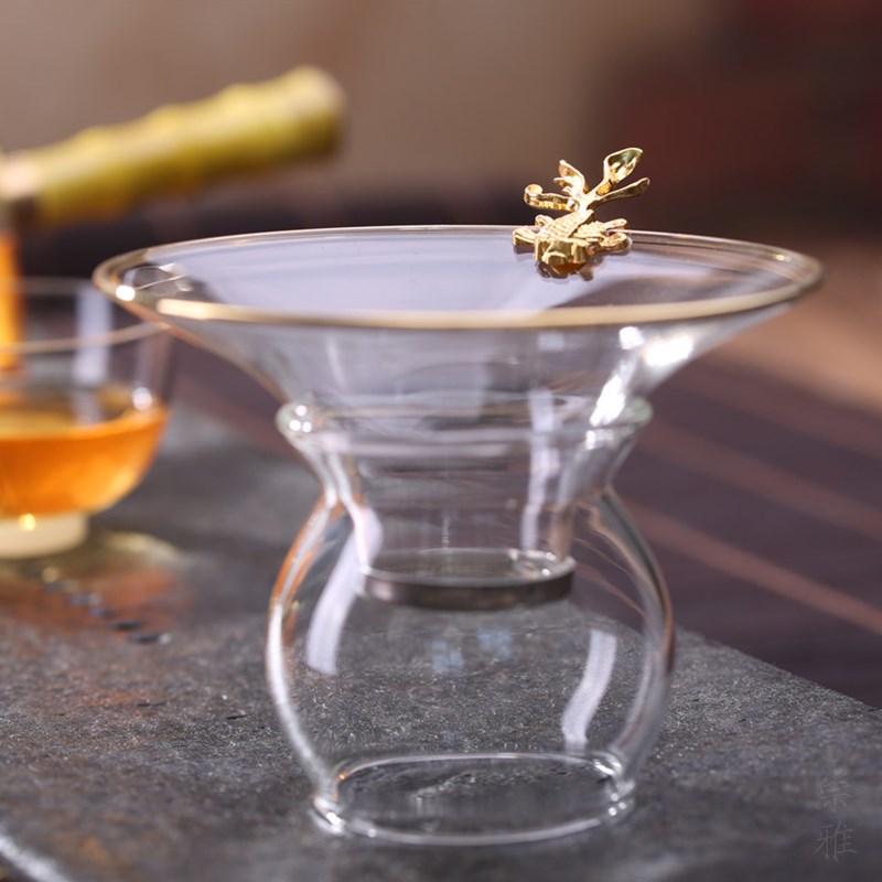 天久璃匠 玻璃茶器 茶室高硼硅耐高温玻璃茶漏茶道功夫茶具
