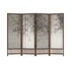 墨竹古典实木屏风客厅玄关办公室酒店大堂栅栏折屏