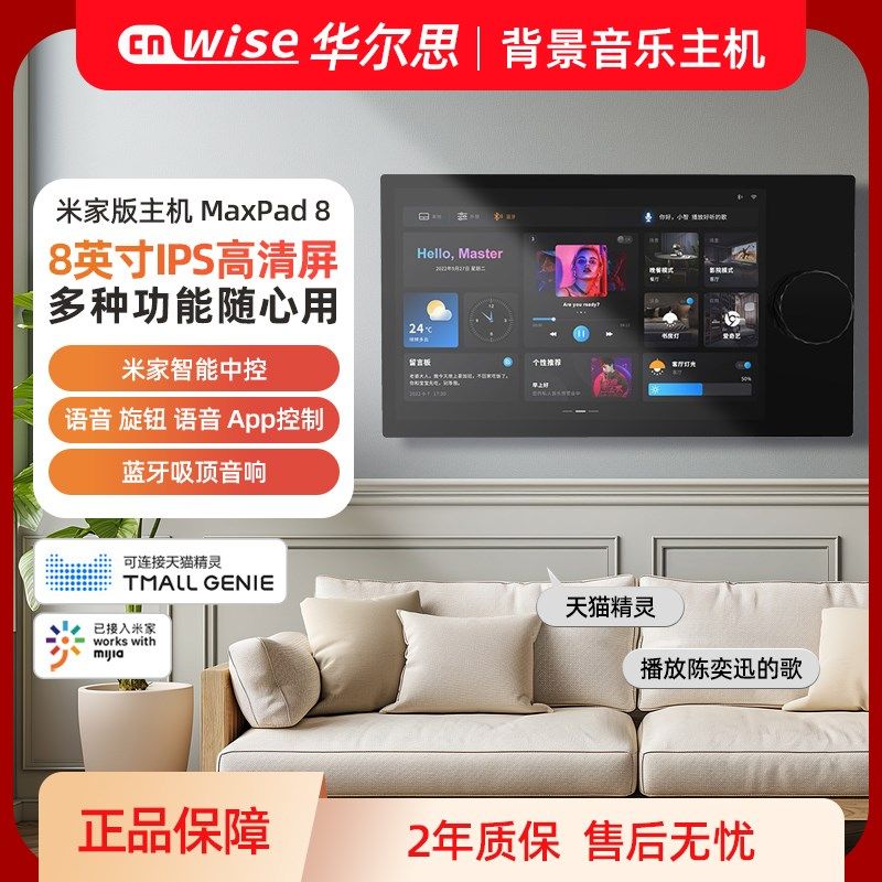 华尔思 智能家居背景音乐系统独立分区音响控制