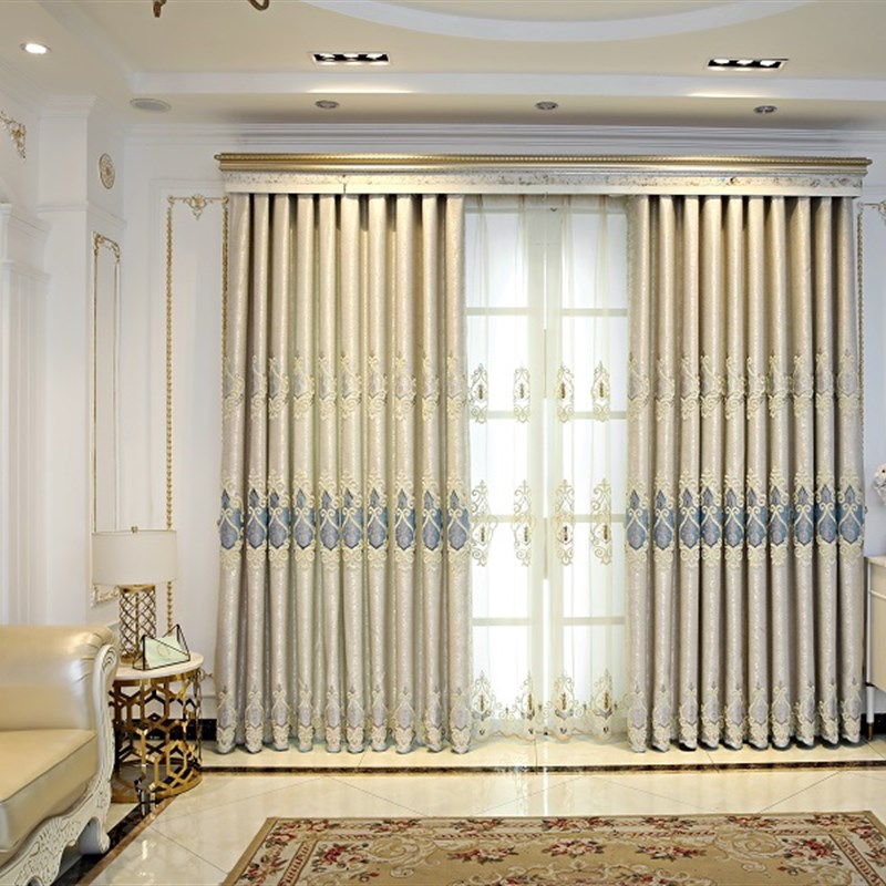 2021新款欧式高档奢华大气豪华窗帘布客厅卧室简欧全遮光窗帘新款