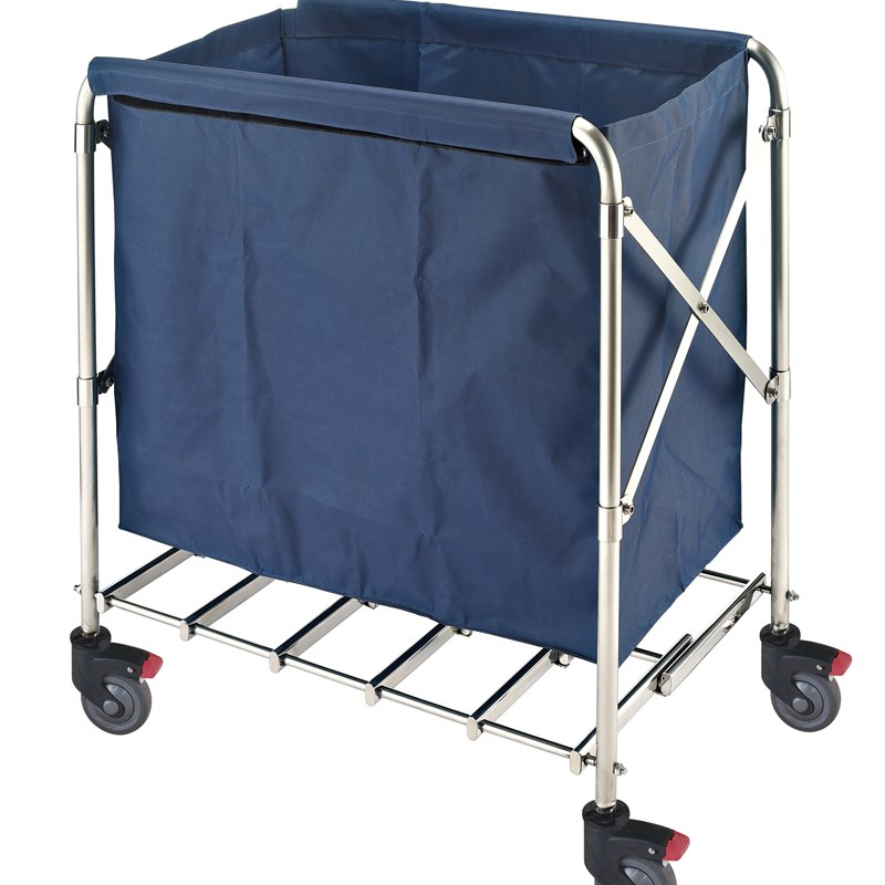 南方C-锥形布草车 酒店宾馆加厚不锈钢房口车洁车客房服务车