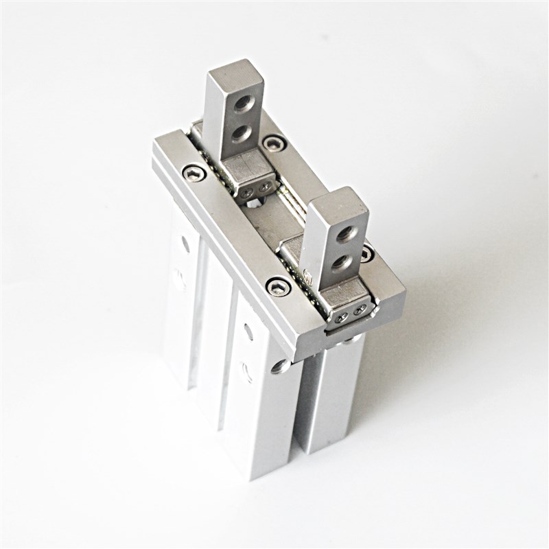 精密加长平行气爪气动手指气缸MHZL2-10D/1D/20D/D机械手夹爪