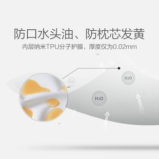 防螨防水枕套防口水防头油枕头套乳胶枕头芯内胆套枕头保护套一对