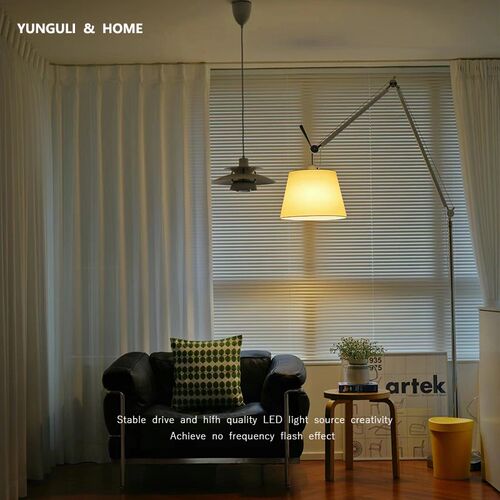 Artemide设计师摇臂中古落地灯客厅沙发卧室书房阅读可调节钓鱼灯