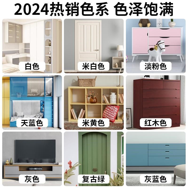 水性木器漆旧家具翻新改色木门木头木漆白漆清漆油漆家用自刷涂料