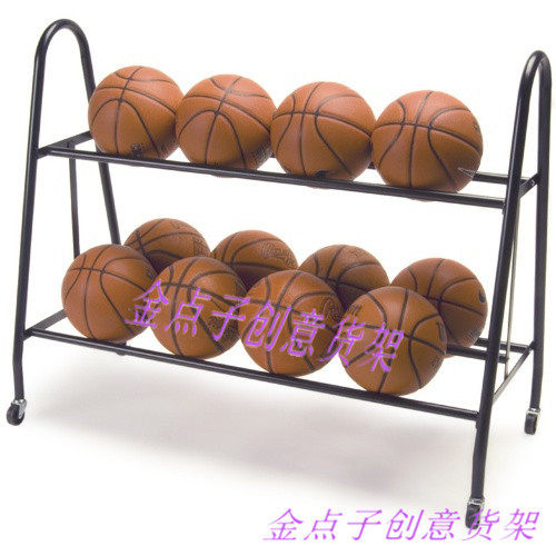 铁艺篮球架足球货架排p球展示架玩幼儿园具球收纳架 健身 摆药球