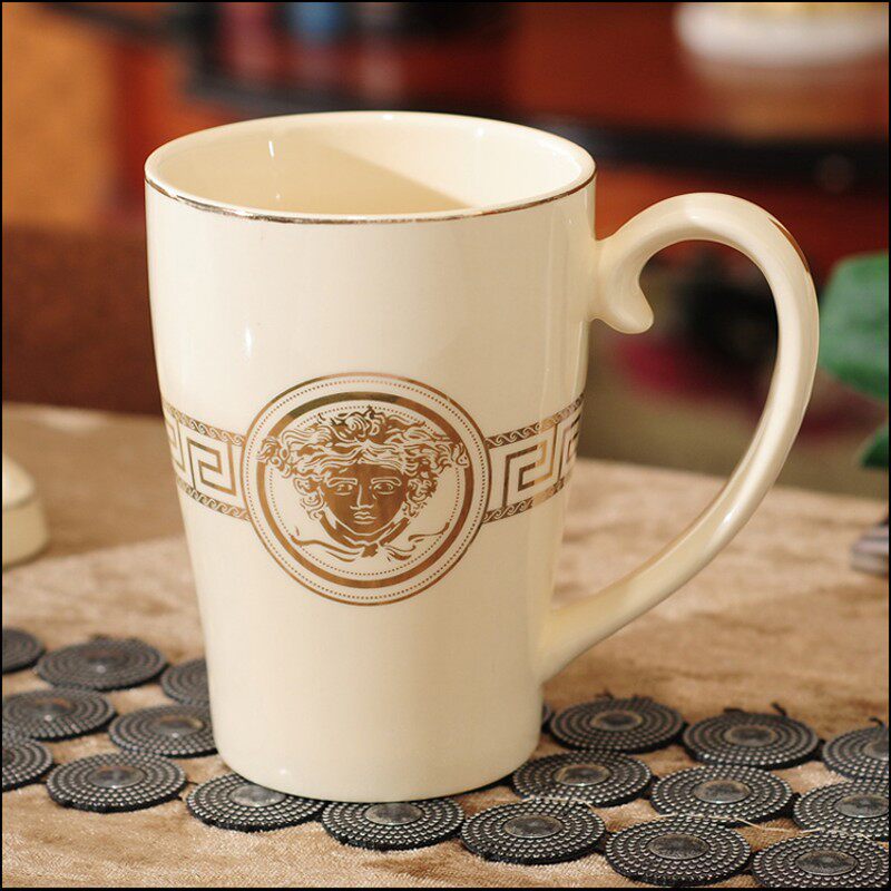 欧式陶瓷学生牙刷杯白色骨瓷刷y牙杯带把浴室情侣洗漱套装个人套,家庭/个人清洁工具,洗漱杯,淘宝优惠券,粉丝福利购,淘宝优惠卷