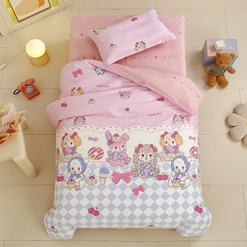 幼儿园被子三件套含芯六件套儿童入园午睡T被褥被垫可拆洗,婴童用品,婴童床品套件,淘宝优惠券,粉丝福利购,淘宝优惠卷