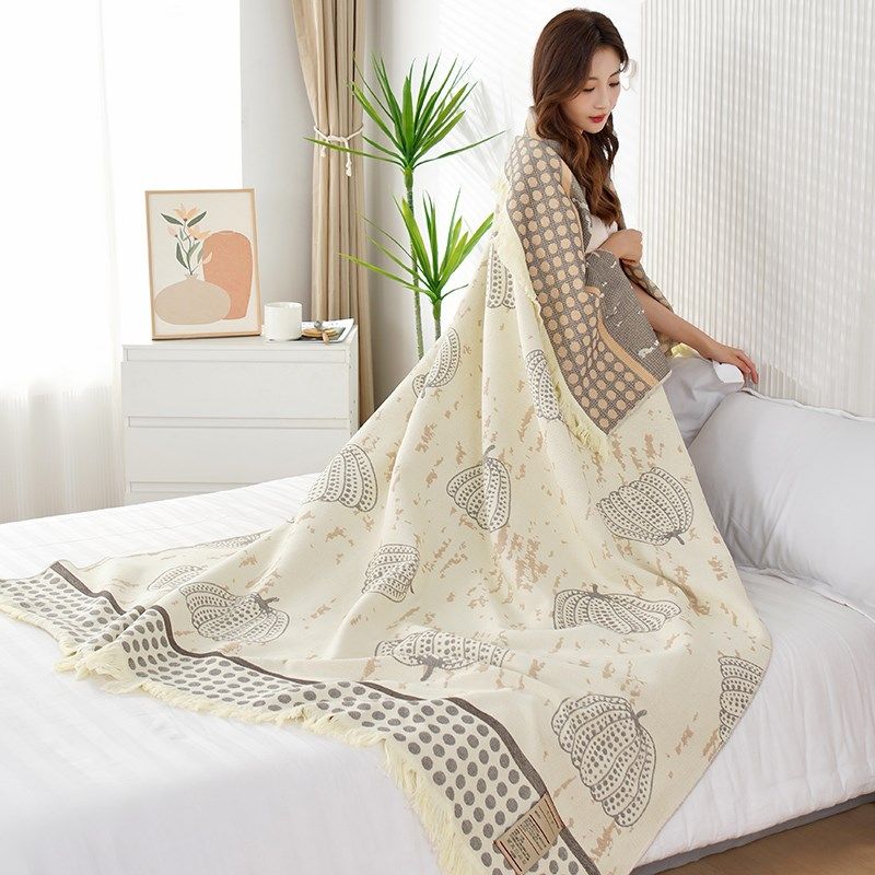 汉麻纱布盖毯四季新款单人x双面毛巾被办公室午睡全棉空调毯子,床上用品,休闲毯/毛毯/绒毯,淘宝优惠券,粉丝福利购,淘宝优惠卷