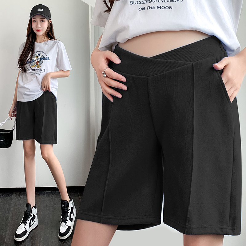 孕妇装夏装可调节低腰裤子夏季外穿宽松阔腿五分裤夏天短裤夏中裤,孕妇装/孕产妇用品/营养,孕妇休闲裤,淘宝优惠券,粉丝福利购,淘宝优惠卷