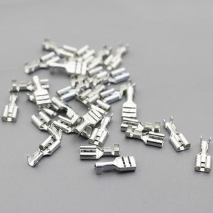 187插拔式 5000只 接线端子 0.3厚 包 对接0.5mm插片A型脚 4.8插簧