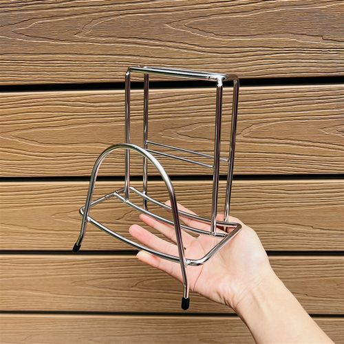 304不锈钢菜板架砧板架案板收纳厨房置物架用品放锅盖的架子刀架