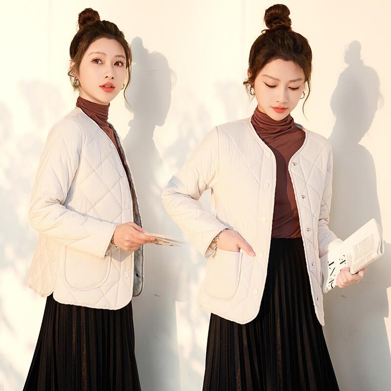 棉衣女短款打底内穿小棉袄加绒加厚内胆外套冬季贴身保暖羽绒棉服