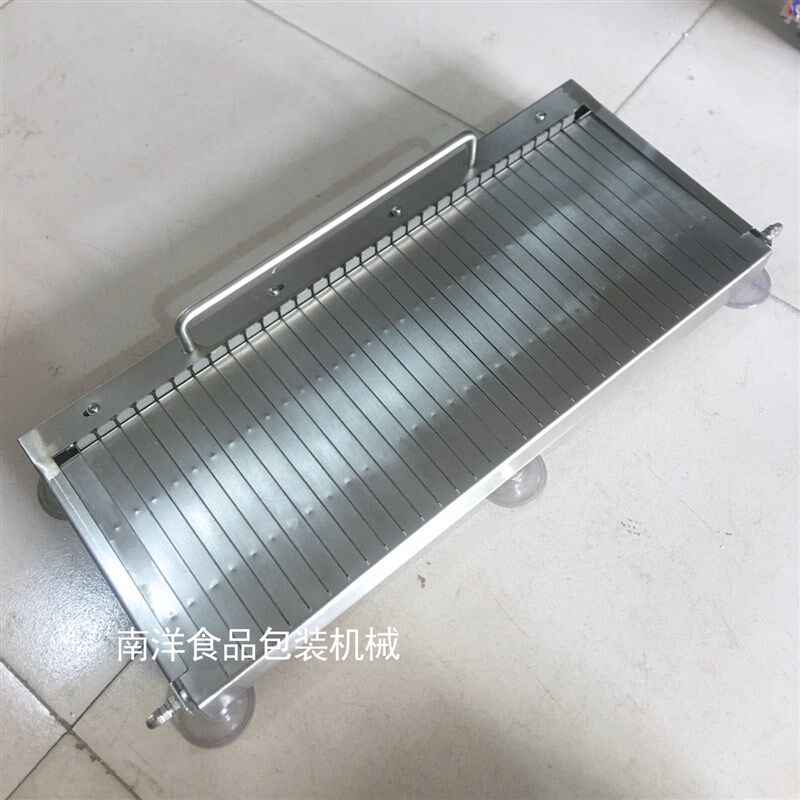 手动切刀片凉皮机加大号加厚不锈钢50cm火腿肠豆腐鸭血午餐肉黄瓜