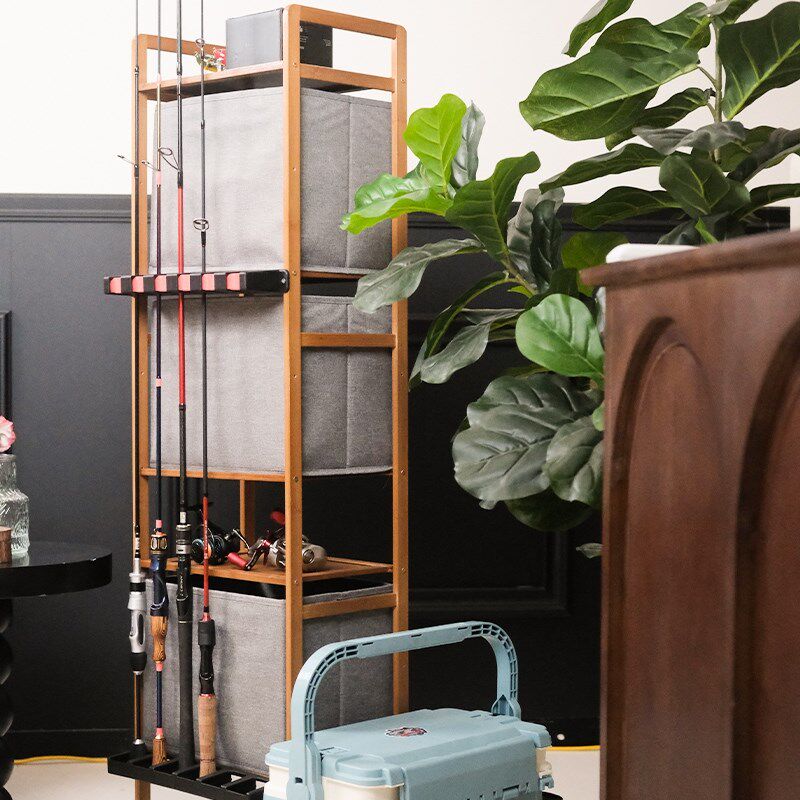 鱼竿路亚竿架杆架展示架收纳架家用放置固定路亚竿架子简单鱼竿架