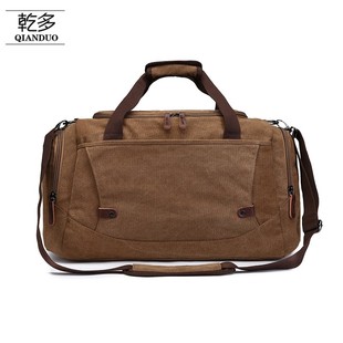 大容量手提旅行包k男加厚帆布包短途出差包行李袋单肩旅游包行李