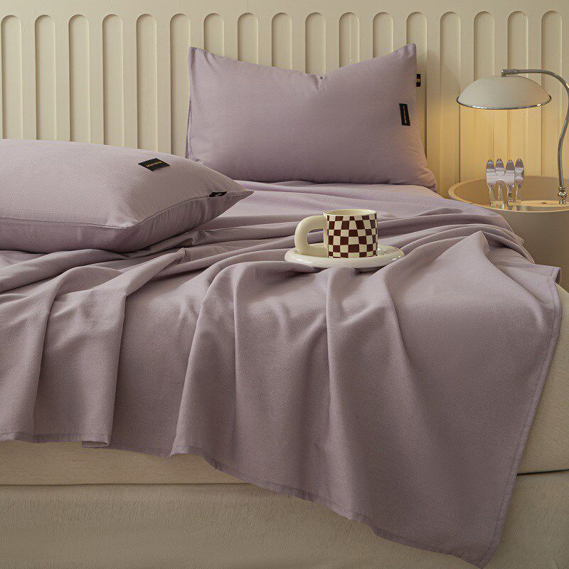 A类加厚磨毛床单j单件100全棉单人学生宿舍纯色被单枕套三件套,床上用品,床单,淘宝优惠券,粉丝福利购,淘宝优惠卷