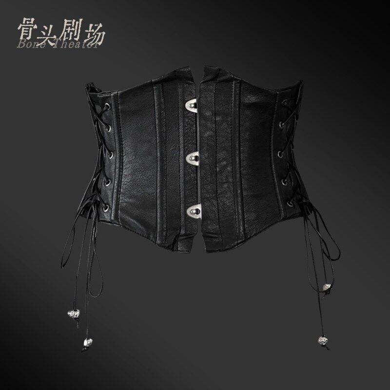 囚鸟旅店现货腰封收腹束腰封宫廷pu皮显瘦大尺码暗黑lYolit