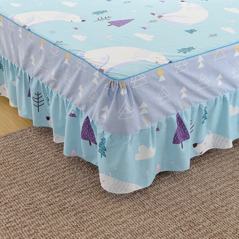 单件床裙全棉床盖床罩床套床单1.8米1.5m床床W裙防滑保护套,床上用品,床裙,淘宝优惠券,粉丝福利购,淘宝优惠卷