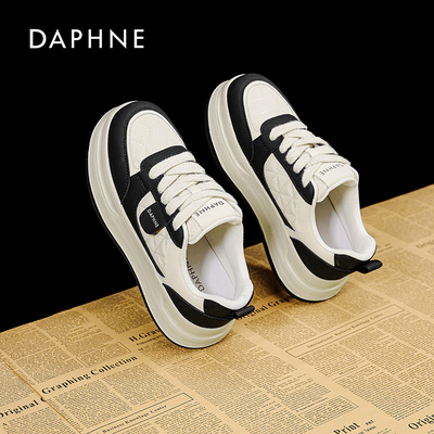 达芙妮加绒小白鞋女款2025冬季