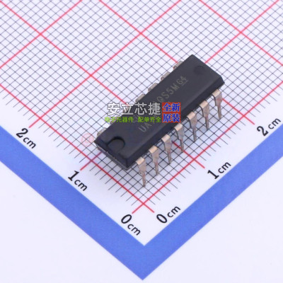 运算放大器 UA747CN PDIP-14 TI/德州 电子元器件配单全新原装