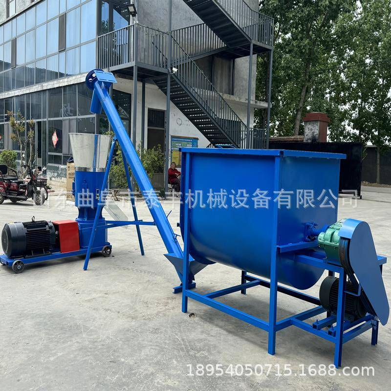 柴油机款饲料颗粒机制粒机造料机养殖鸡鸭鹅鱼兔牛羊马猪饲料机