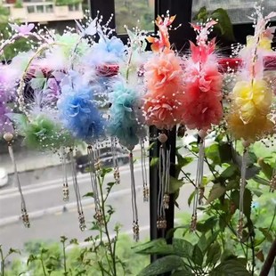 七仙女头饰发冠饰品改良款手工仙女古装蝴蝶花朵发饰发箍