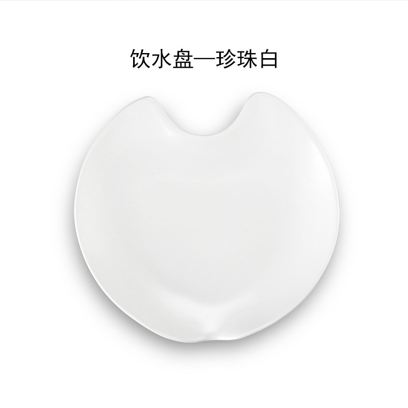 【陶瓷碗颜色混搭】派瑞申饮水机陶瓷饮水盘猫咪宠物狗饮水器