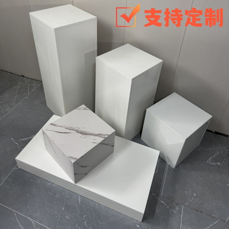 展示台方形陈列台地台摆件增高底座模特底座橱窗站台样品手办摆台