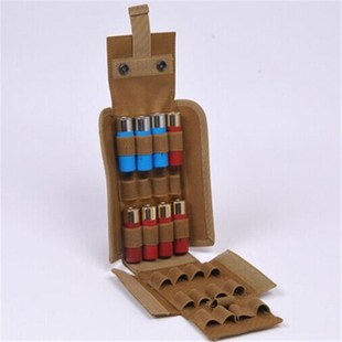 军迷CS散弹模型猎弹霰弹包25孔MOLLE战术抛壳收纳包收纳袋