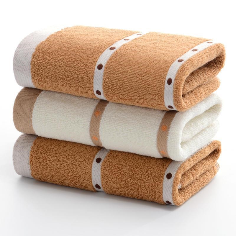 3pc cotton bath topwel set face hand washcloths towels hotel