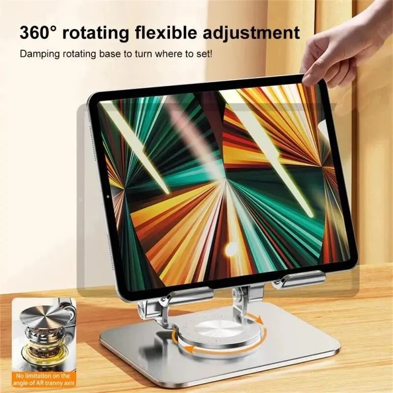 360 aTablet Desk Mobile Phone Holder Stand Adjustable Alumin