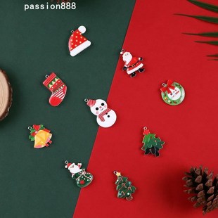 resin hanging Chriastmas strap pendant圣诞节树脂 ring small