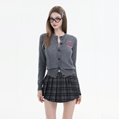 Mardi玫瑰刺绣轻奢羊毛衫 女外套 显瘦休闲针织开衫 25秋冬新款 修身